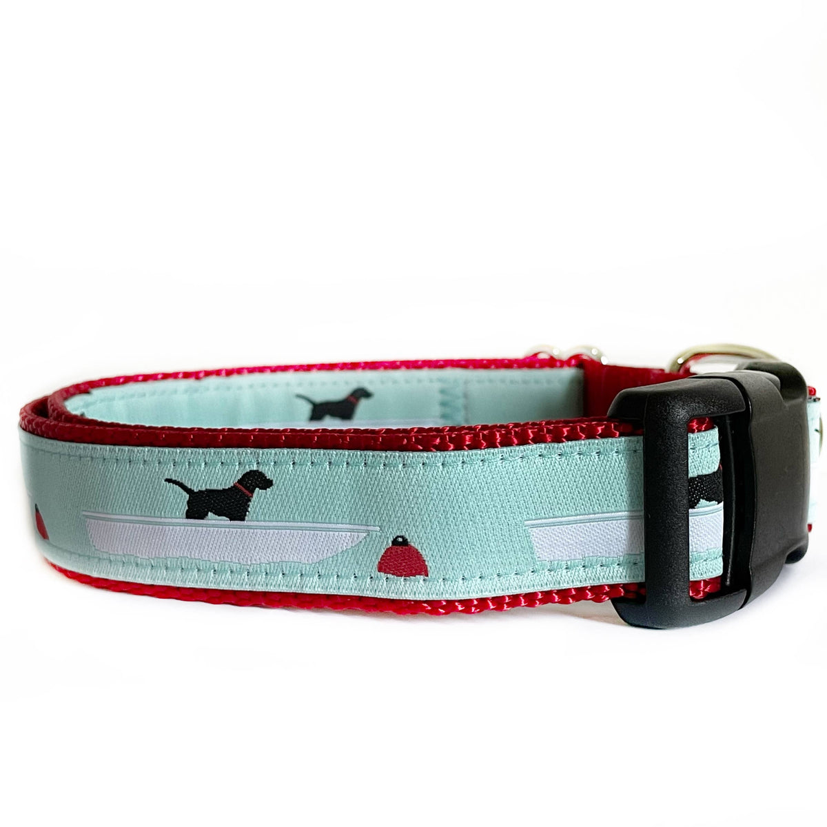 Black Lab in a Boat - Dog Leash 60&quot;