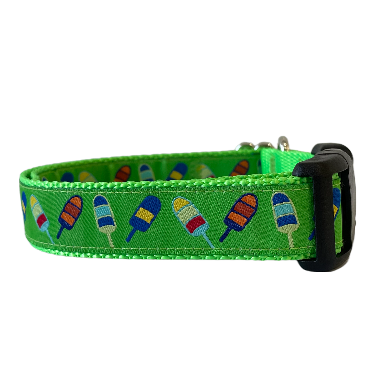 Maine Lobster Buoy in Green- Dog Leash 60&quot;