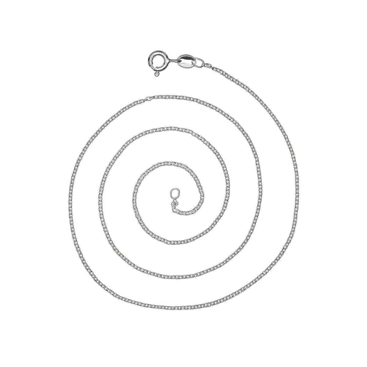 Sterling Silver Cable Chain - 1.2mm