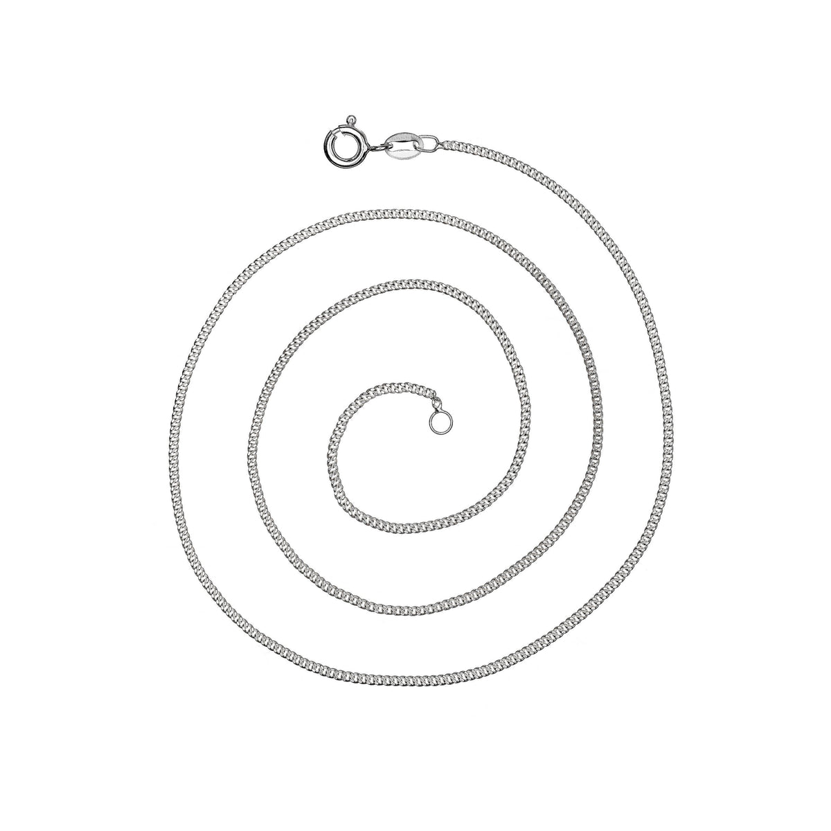 Sterling Silver Curb Chain - 1.4mm